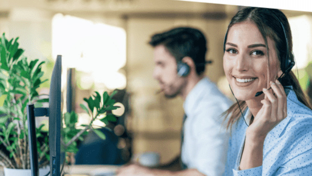 Foundation BTS employees consulting with a client