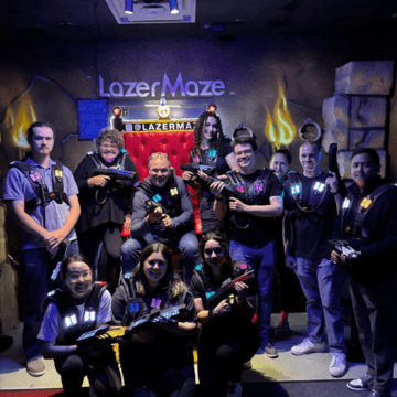 Foundation BTS staff collaborating at a team event